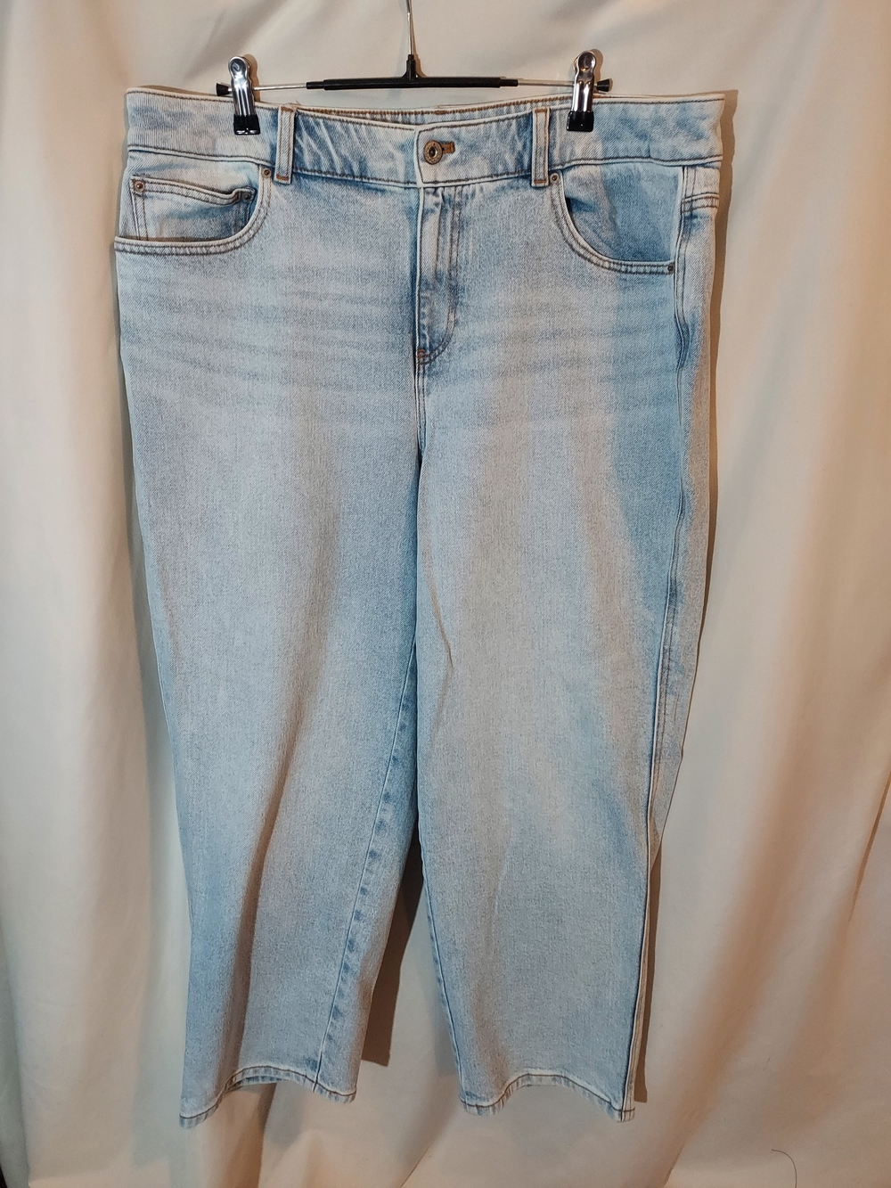 Talbots High Rise Straight Ankle Jeans Light Wash 16W